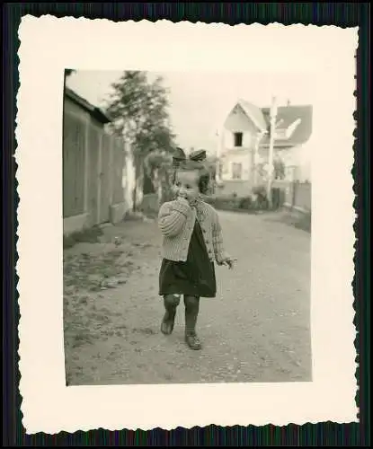 16x Foto Mädchen mit Wehrmacht Koppel und Schiffchen Vater auf Heimaturlaub 1941