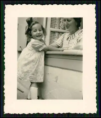 16x Foto Mädchen mit Wehrmacht Koppel und Schiffchen Vater auf Heimaturlaub 1941