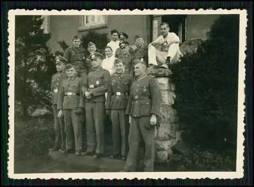 10x Foto Wehrmacht Soldat Luftwaffe auf Heimaturlaub für Hochzeit 1941-42