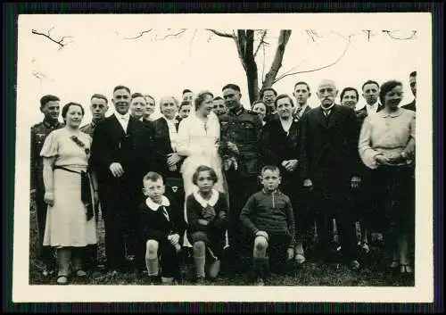 10x Foto Wehrmacht Soldat Luftwaffe auf Heimaturlaub für Hochzeit 1941-42