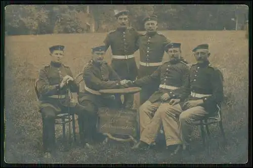 Foto AK Czarne Hammerstein Groß Born Westpreußen Truppenübungsplatz Soldate 1913