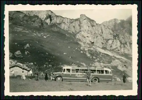 20x alte Foto Bus Omnibus Klausenpass Bad Ragaz Luzern Schweiz Reise Ansichten