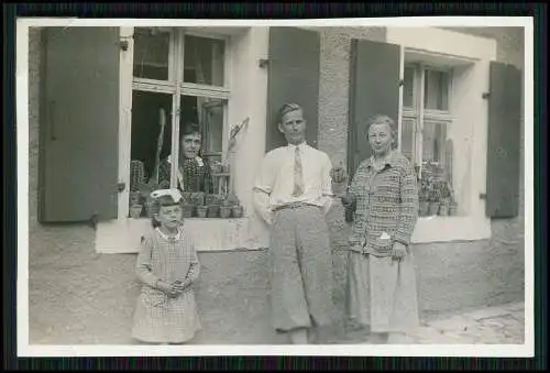 5x Foto Warmensteinach Bahnhofsstrasse bei Bayreuth H. Füßmann Uhrmacher 1939