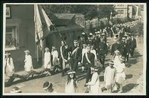 Foto AK Fronleichnam Prozessionen Sankt Ingbert ? Saarland Rheinland-Pfalz 1938