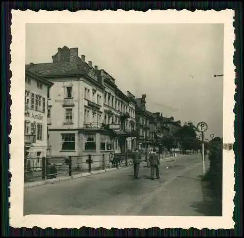 3x Foto Assmannshausen Rüdesheim am Rhein, Gasthof Krone 1940