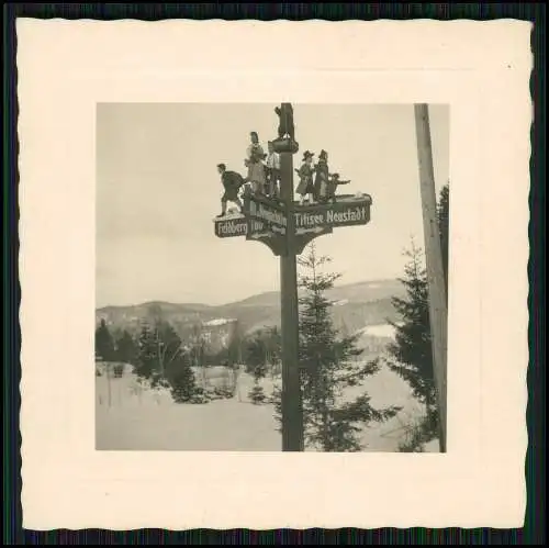 16x Foto Titisee-Neustadt Feldberg Neuglashütten Schwarzwald Reise Winter 1938