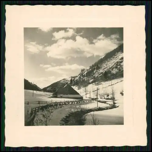 16x Foto Titisee-Neustadt Feldberg Neuglashütten Schwarzwald Reise Winter 1938