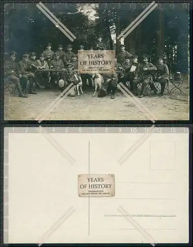 Foto AK Schötmar 1.Ers-Btl. Inf.-Rgt. Nr.67 aufgestellt Bad Salzuflen Detmold 