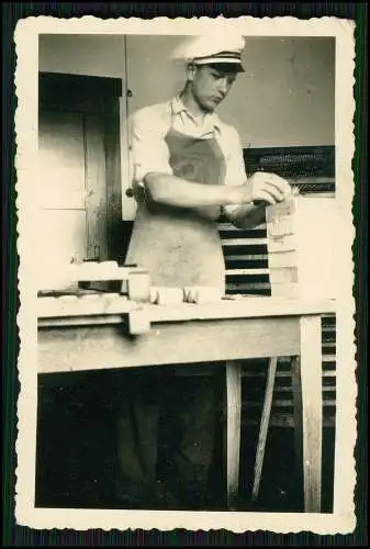 11x Foto Heimische Käsefabrik Herstellung Angestellte in Sachsen ? um 1936