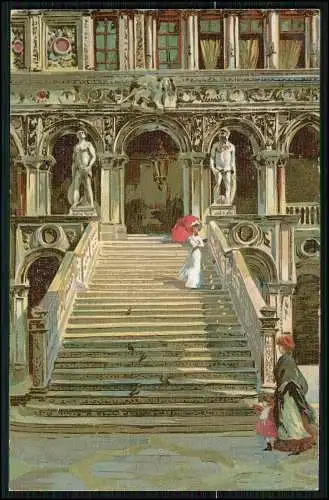 6x AK Künstler Ansichtskarte Postkarte Venezia Venedig Veneto Italien 1910