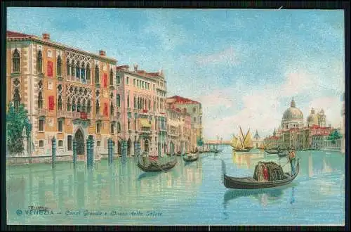 6x AK Künstler Ansichtskarte Postkarte Venezia Venedig Veneto Italien 1910