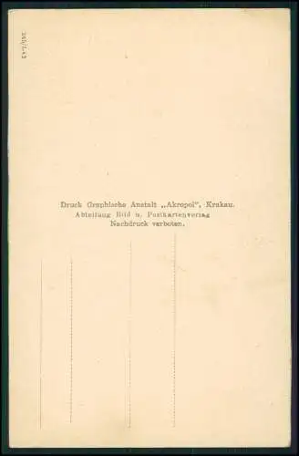 AK Ansichtskarte Postkarte Kraków Krakau Polen, Burg Hühnerfuß 1935