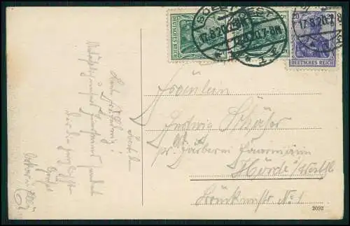 AK Soest in Nordrhein Westfalen, Blick Über die Stadt 1920 gelaufen