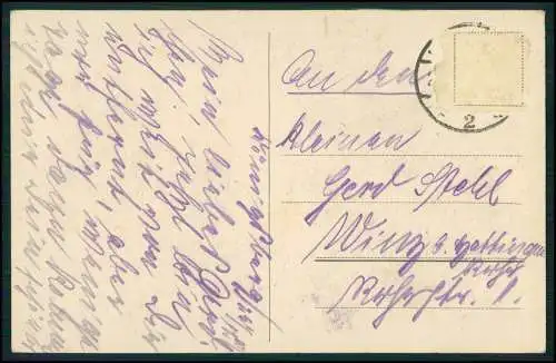 AK Kaliningrad Königsberg Ostpreußen Schloß u. Herzog Albrecht 1918 gelaufen