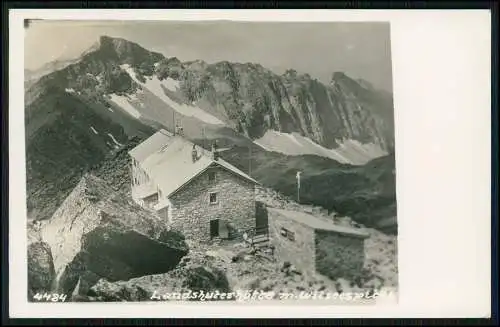 Foto AK Landshut Österreich Tirol Landshuter Hütte am Kraxentrager Gebirge 1939