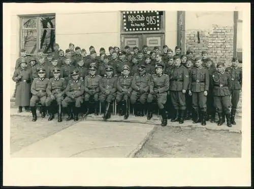 3x Foto 24x18 cm - Soldaten Kraftwagen-Transport-Regiments-Stab z.b.V. 981-985