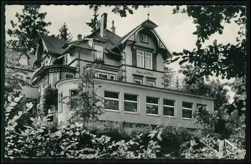 Echt Foto AK Ansichtskarte Bad Sachsa Harz Hotel Haus Seeblick Bismarckstraße 16