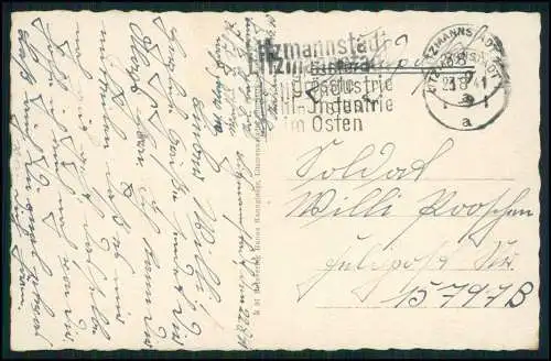 AK Litzmannstadt Lodz Lodsch Adolf Hitler Straße General Litzmann 1941 gelaufen