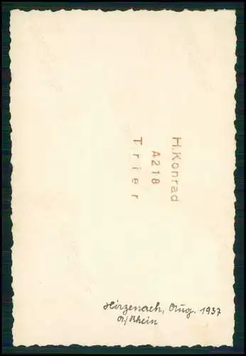 Foto Hirzenach Boppard im Rhein Hunsrück vorbeifahrender Dampfer 1937