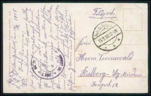 AK Altengrabow Möckern Sachsen Anhalt Truppenübungsplatz 1918 Feldpost gelaufen