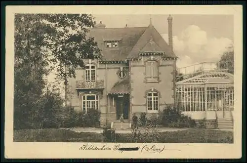 AK Guignicourt Aisne Soldatenheim 1917 Feldpost gelaufen