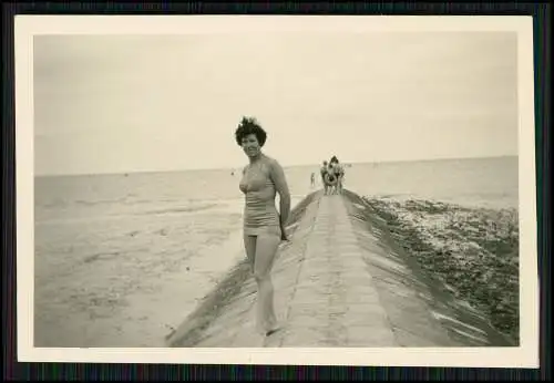 5x Foto Duhnen Cuxhaven in Niedersachsen Sommerfrische Urlaub junge Damen Herren