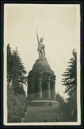 3x Foto Hiddesen Detmold Lippe Hermannsdenkmal Teutoburger Wald ab 1930