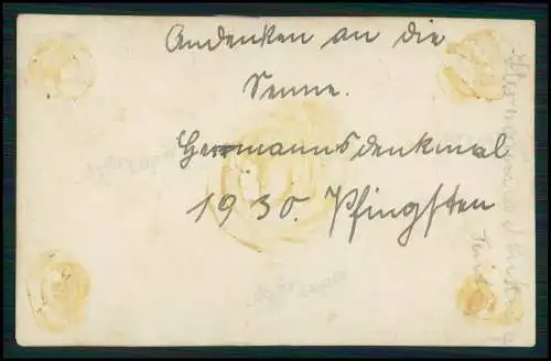 3x Foto Hiddesen Detmold Lippe Hermannsdenkmal Teutoburger Wald ab 1930