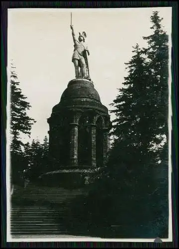 3x Foto Hiddesen Detmold Lippe Hermannsdenkmal Teutoburger Wald ab 1930