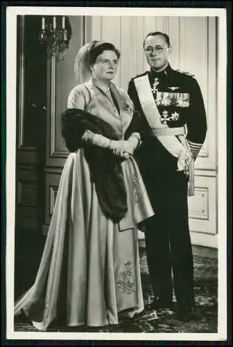 Foto AK Königin Juliana Niederlande Prinz Bernhard zur Lippe Biesterfeld Uniform