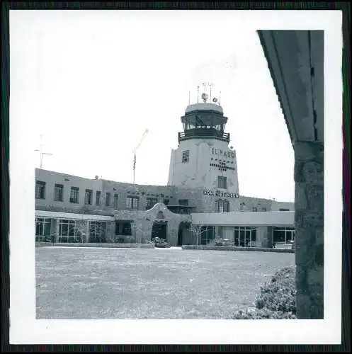 12x alt Foto Flugplatz Flugzeug Aircraft El Paso Texas am Rio Grande USA um 1960