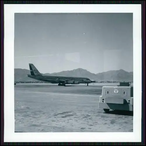 12x alt Foto Flugplatz Flugzeug Aircraft El Paso Texas am Rio Grande USA um 1960