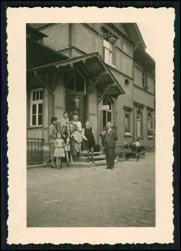 6x Foto Stadt in Niedersachsen ? Fachwerkhäuser Bahnhof Kirche Kopfsteinpflaster