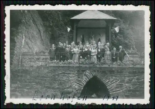 Foto Bornhofen am Rhein Pilgerplatz Kleine Kapelle 1949