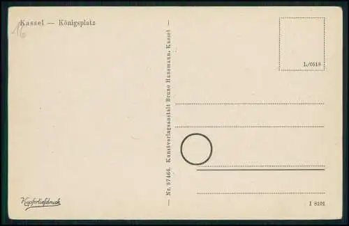 6x alte AK Ansichtskarte Postkarte Kassel in Hessen, diverse Ansichten vor 1945