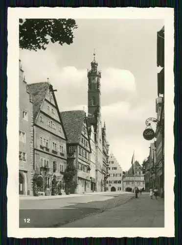 12x alte Fotos Rothenburg ob der Tauber Mittelfranken diverse Ansichten um 1940.