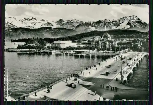 9x Foto Luzern Stadt in der Schweiz diverse Ansichten um 1940