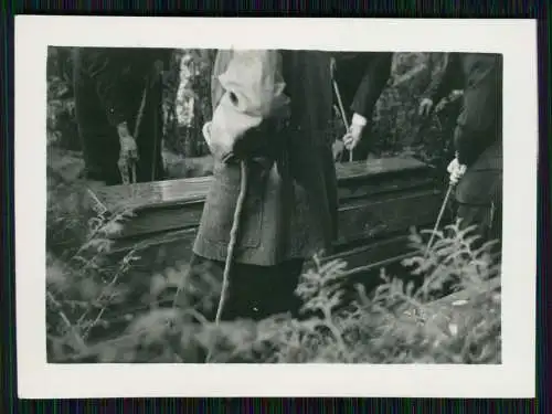 9x Foto Begräbnis Blumenschmuck Pferde ziehen den Wagen Trauermarsch 1935-38