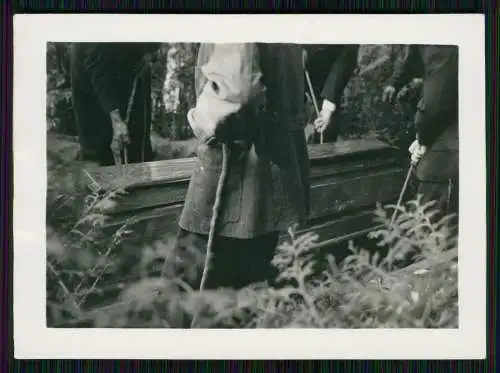 9x Foto Begräbnis Blumenschmuck Pferde ziehen den Wagen Trauermarsch 1935-38