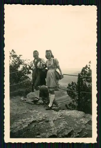 14x Foto Jungs kurze Hose Mädchen mit Zöpfe Bayern Reise Wandern Berg-Gipfel uvm