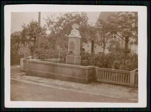 Foto Kriegerdenkmal Brunnen um 1930