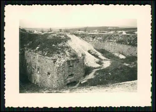 2x Foto Bunker Shelter Fort Belgien Frankreich 1941-42