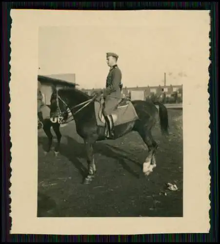 11x Foto Soldaten Wehrmacht Regiment Pferde Vormarsch Belgien Frankreich