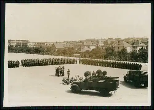 Foto Soldaten Vereidigung o. ähnlich Pommern Westpreußen Polen bei Danzig ? 1941