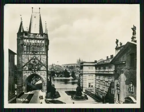 14x Foto und AK alte Ansichtskarte Postkarte Praha Prag, diverse Ansichten