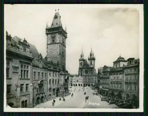 14x Foto und AK alte Ansichtskarte Postkarte Praha Prag, diverse Ansichten