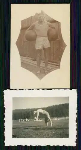 18x Foto Junge Männer Jungs Leichtathletik Sportler auf Reise 1931