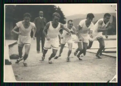 18x Foto Junge Männer Jungs Leichtathletik Sportler auf Reise 1931