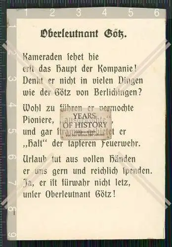 Foto Humoristisch Lustige Karikatur Soldatenleben mit dazugehöriger Beschreibung