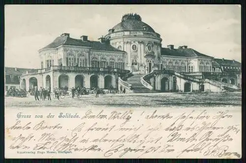AK Ansichtskarte Stuttgart in Württemberg, Schloss Solitude 1910 gelaufen
